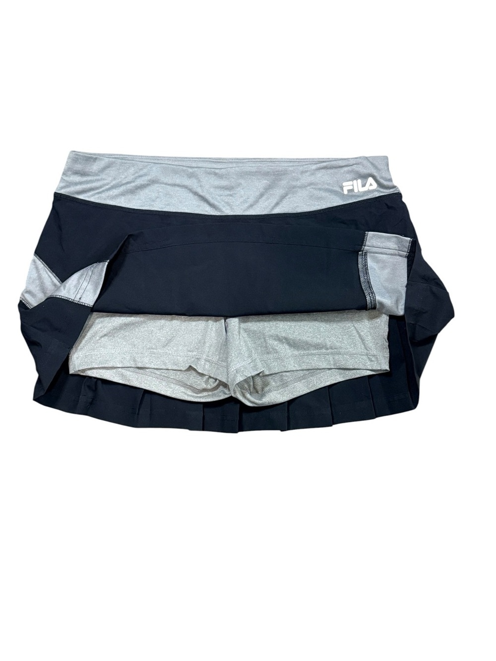NWT Fila Sport Black Gray Athletic Tennis Golf Skort Size Large - Picture 4 of 13